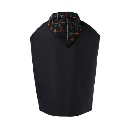Girls' Handkerchief Dress in Black