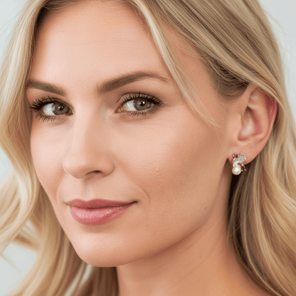 Earrings Fiamma - Sterling Silver Flame Design Earrings