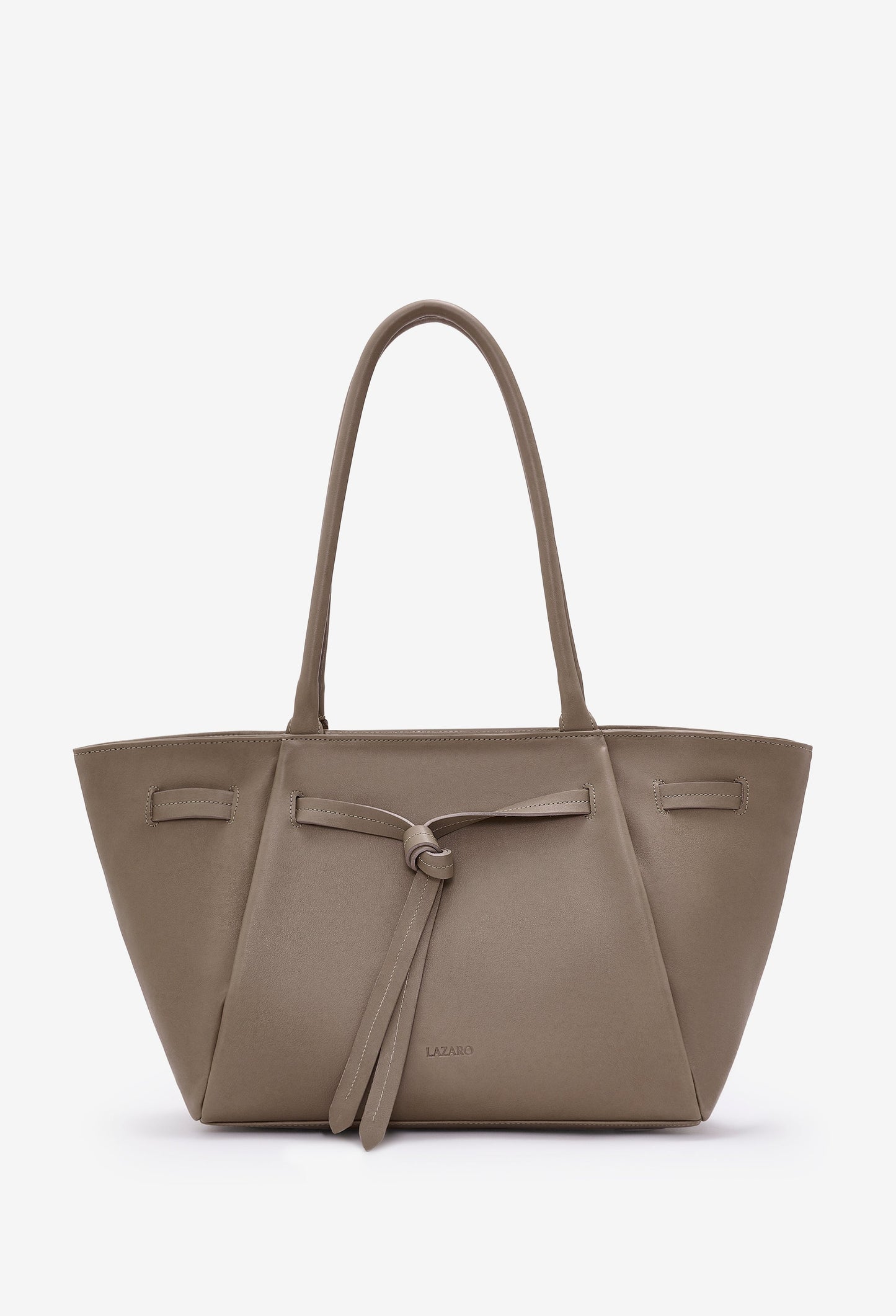 Warmi Large Carryall Leather Bag - Mink
