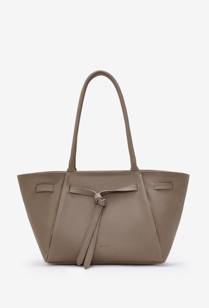 Warmi Large Carryall Leather Bag - Mink